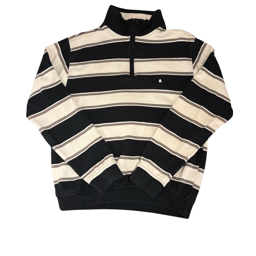Men's Striped Black and cream sweater